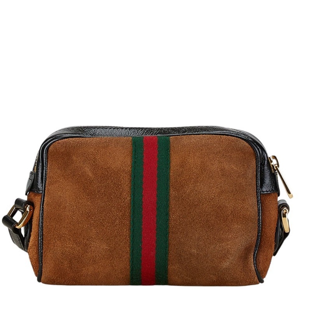 GUCCI Black Leather Shoulder Bag - Picture 4 of 10